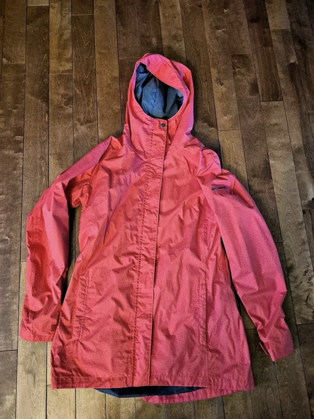Columbia Women's Hikebound Printed Rain Jacket Coral Large